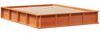 vidaXL Bettrahmen Wachsbraun 160 x 200 cm Massives Kiefernholz 3385711 Bild 4