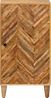 vidaXL Stauraumschränke Braun 40 x 33,5 x 75 cm Massivholz Mango 4018940 Bild 3