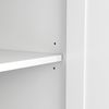 Sideboard 129x46(71)x91,5 cm mit Klappplatte, 2 Schubladen und viel Stauraum, White+Natural Bild 5