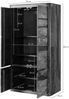 Kleiderschrank Sheesham 105x60x200 walnuss gewachst TORONTO #265 Bild 5