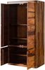 Kleiderschrank Sheesham 105x60x200 walnuss gewachst TORONTO #265 Bild 2