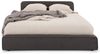 IDIMEX Polsterbett MARINI, Bett 140x200 cm mit Lattenrost Doppelbett mit Kopfteil- dunkelgrau Bild 4