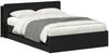 vidaXL Bettgestell mit Stauraum Schwarz 150 x 200 cm Holzwerkstoff 3433967 Bild 2