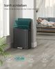 SONGMICS Mülleimer Küche, Mülltrennsystem 2 x 30 L, 2 Fächer für Recycling und Restmüll, Abfalleimer, Inneneimer, Edelstahl, Softclose-Deckel, breites robustes Peda Bild 3