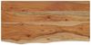 vidaXL Baumkante ohne Halterungen, Massivholz Akazie natur, 60 x 30 x 2,5 cm Bild 2