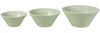 3er Schüssel Set, Keramik, Grün, Small / Medium / Large Bild 2