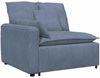 vidaXL Modulares Sofa mit Kissen Blau 3321110 Bild 3