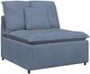 vidaXL Modulares Sofa mit Kissen Blau 3321110 Bild 4