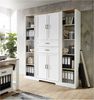 Büroschrank Bürowand Set JASMIN 3-teilig Pinie weiß Nachbildung Bild 1