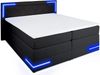 wonello Boxspringbett Arizona, mit LED Beleuchtung und Topper, wahlweise mit Bettkasten Bild 2