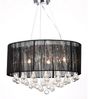 Kristall Kronleuchter mit 85 echten Glas Kristallen schwarz 60344 Bild 4