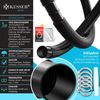KESSER® Poolschlauch | Schwimmbadschlauch mit Muffen | Solarschlauch für Pool und Schwimmbecken | Saugschlauch | Pumpenschlauch | Flexibler Wasserschlauch Schwarz, Länge 10m ( Ø 32 mm ) Bild 2