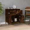 vidaXL Sideboard Räuchereiche 60x35x70 cm Holzwerkstoff 819689 Bild 3