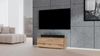 AX LIVING TV Board Loriano 100 cm breit braunes Lowboard Eiche Wotan Bild 3