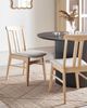 Esszimmerstuhl 2er Set AVALON Holz Hellbeige Bild 3