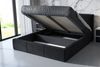 Polsterbett KENET-OM 90x200 mit Bettkasten und Lattenrost. Farbe: Espresso 6 Bild 3