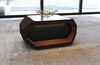 Couchtisch Asti – Modern & Vielseitig in Stoff - Strukturstoff - Braun-Schwarz Bild 3