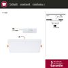 Paulmann 79959 LED Einbaupanel Smart Home Zigbee Veluna Edge IP44 200x200 mm Tunable White Bild 5