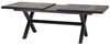 SIENA GARDEN Sincro Ausziehtisch, anthrazit/natur-grau, Alu/Keramik, 160/200x90 cm Bild 4
