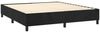 vidaXL Boxspringbett mit Matratze Schwarz 160x200 cm Samt 3129101 Bild 4