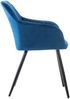 CLP 2er Set Esszimmerstuhl Shila,blau Samt Bild 4