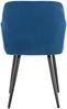 CLP 2er Set Esszimmerstuhl Shila,blau Samt Bild 5