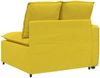 vidaXL Modulares Sofa Endmodul mit Armlehne Kissen Hellgelb 100 cm 4104395 Bild 5