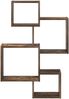 vidaXL Wandwürfelregale Wandhalterung Raucheiche 64 x 13,5 x 91,5 cm 8012128 Bild 3