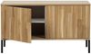 TV Board Gravure aus Eichenholz 100 cm, Natur Bild 4