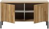 TV Board Gravure aus Eichenholz 100 cm, Natur Bild 5