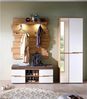 Garderobenpaneel vito Clyde, Holzwerkstoff, Holzfarben, 120 x 125 x 32 cm Bild 2
