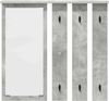 vidaXL Wandmontierter Kleiderständer Betongrau 84 x 10 x 80 cm 874494 Bild 5