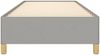 vidaXL Bettgestell ohne Matratze Hellgrau 90x190 cm Stoff 347125 Bild 5