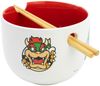 Super Mario Keramik Ramen Bowl mit Stäbchen Set in Geschenkverpackung Bild 3