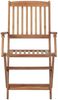 vidaXL Klappbare Gartenstühle mit Kissen 8 Stk. Massivholz Akazie 3075100 Bild 5