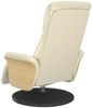vidaXL Relaxsessel mit Fußteil Creme Kunstleder 356625 Bild 4