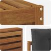 vidaXL Outdoor-Sofagarnitur Natur und Anthrazit 257,5 x 162,5 x 73 cm 3373267 Bild 5