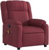 vidaXL Massagesessel Elektrisch Weinrot Stoff 3205193 Bild 4