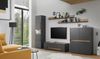Wandboard Center in grau matt und Eiche Wotan 170 x 15 cm Bild 5