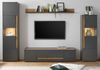 Wandboard Center in grau matt und Eiche Wotan 170 x 15 cm Bild 4