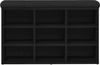 vidaXL Schuhbank mit Regal Schwarz 82 x 32 x 50 cm Holzwerkstoff 862987 Bild 5