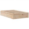 vidaXL Massivholzbett ohne Matratze 135x190 cm Kiefernholz 3323509 Bild 5