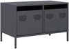 vidaXL TV-Schrank Anthrazit 68x39x43,5 cm Kaltgewalzter Stahl 851234 Bild 2