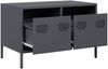 vidaXL TV-Schrank Anthrazit 68x39x43,5 cm Kaltgewalzter Stahl 851234 Bild 5