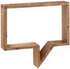Wandregal 2er-Set Mango massiv Natur Bild 5