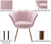 WAHSON OFFICE CHAIRS Loungesessel Sessel Weicher Samt Armlehnstuhl Bild 4