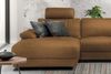 KAWOLA Sofa LOLA Ecksofa XL Leder cognac mit motorischer Relaxfunktion Recamiere links 84 x 178 x 304 cm Bild 4