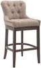 CLP 2er Set Barhocker Lakewood Stoff gepolstert,taupe antik Bild 3