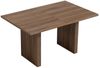 Flieks Esstisch (Länge 140-200/T90/H75 cm, 1-St, 1 Tisch), ausziehbarer Küchentisch rechteckiger Tisch Holzoptik, Nussbaumfarbe Bild 4