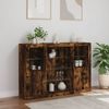 vidaXL Sideboards mit LED-Leuchten 3 Stk. Räuchereiche Holzwerkstoff 3209132 Bild 4